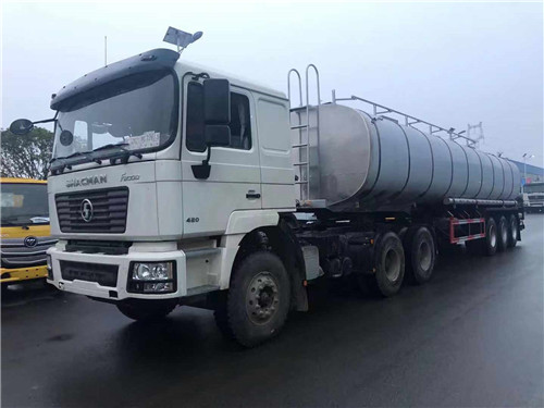 出口38方保溫液體運(yùn)輸半掛車(chē)圖片參數(shù)介紹