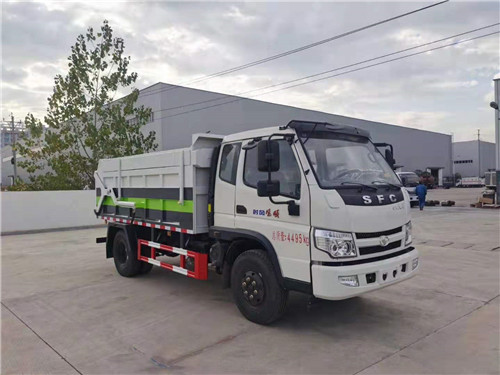 地下室專用，純工程車底盤,時(shí)風(fēng)壓縮式對(duì)接垃圾車推薦