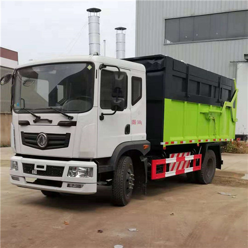東風(fēng)天然氣壓縮對(duì)接式垃圾車，是綠色環(huán)保首要車型 