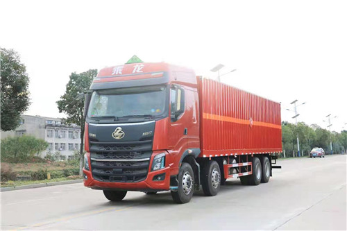 柳汽國六8×4危險品廂式車可出危險品類別  2類氣體、3類液體、7類放射性（全國獨(dú)有）、8類腐蝕性、9類雜項、另有2類倉欄式公告正在申報中