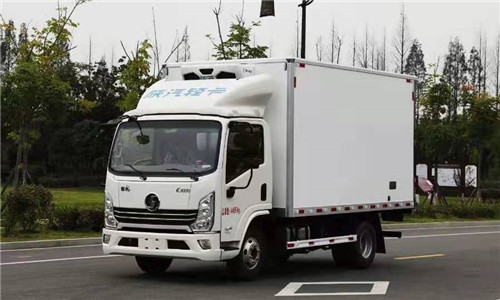 陜汽輕卡徳龍K3000國六130馬力冷藏車，藍(lán)牌不超重，現(xiàn)車多多，歡迎訂購