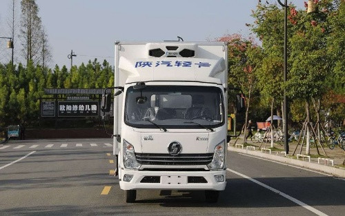 陜汽輕卡手動(dòng)擋藍(lán)牌冷藏車廠家直銷，價(jià)格優(yōu)惠