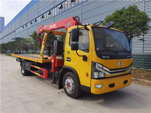 國(guó)六東風(fēng)多利卡D8帶吊一拖二清障車(chē)圖片參數(shù)介紹