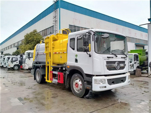 國六東風D9餐廚垃圾車，10方國六餐廚垃圾車