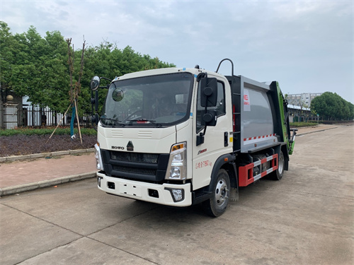 國(guó)六豪沃7方壓縮式垃圾車圖片參數(shù)介紹