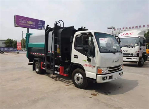 國六江淮7.5方側(cè)掛桶垃圾車 合格證已出五一之前公告，現(xiàn)車7臺
