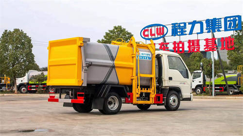 你見過藍(lán)牌側(cè)裝壓縮垃圾車嗎？