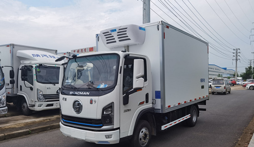 國(guó)六陜汽商用翼9 藍(lán)牌冷藏車 150馬力 