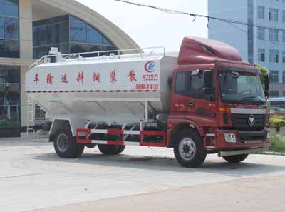 國(guó)五福田歐馬可散裝飼料運(yùn)輸車(chē) 