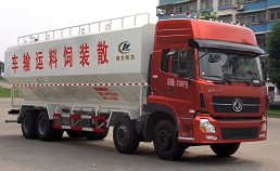 國(guó)五東風(fēng)天龍前四后八散裝飼料運(yùn)輸車(chē) 