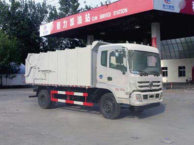 國五東風(fēng)壓縮式對(duì)接垃圾車