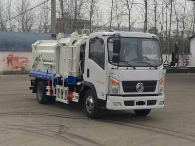 國五東風(fēng)壓縮式對(duì)接垃圾車